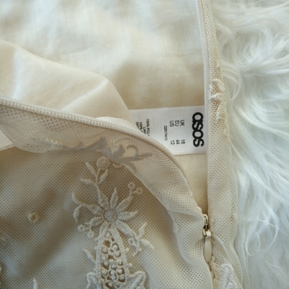 Asos Petite High Waist Lace and Mesh Lined Shorts - Picture 5 of 8